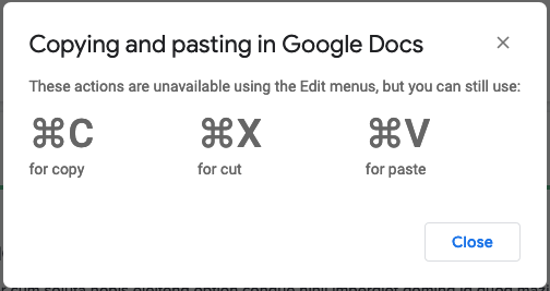 paul_rants's tweet photo. WTH is this garbage?! If I can't use the item in the Edit menu, then just remove it. Here's the kicker though: I'm not trying to use ANY of these actions, I'm trying to use the 'Paste without formatting' action, which isn't even listed here. SHIT UI courtesy of Google Docs https://t.co/EYNF1etIUB