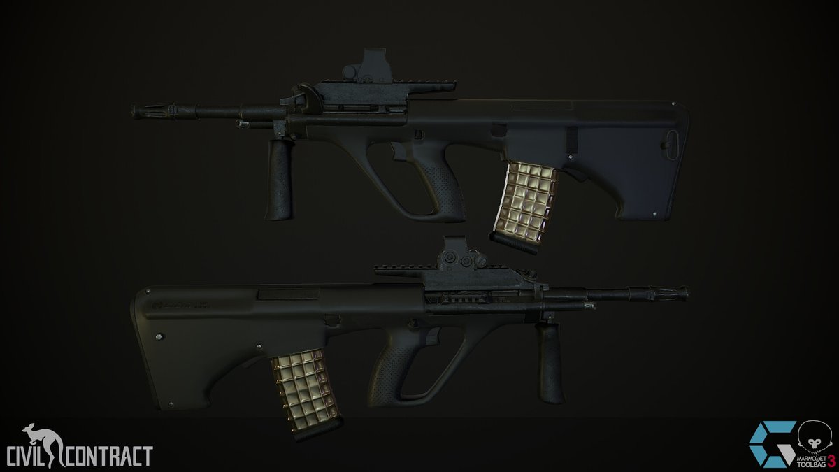 CivilContractRP's tweet photo. A Styer-AUG Rifle, by CapitalGamingRP Studios for the title CivilContract.
 #gamedev #IndieGameDev #gaming #UE4 https://t.co/9GNov5YLE7