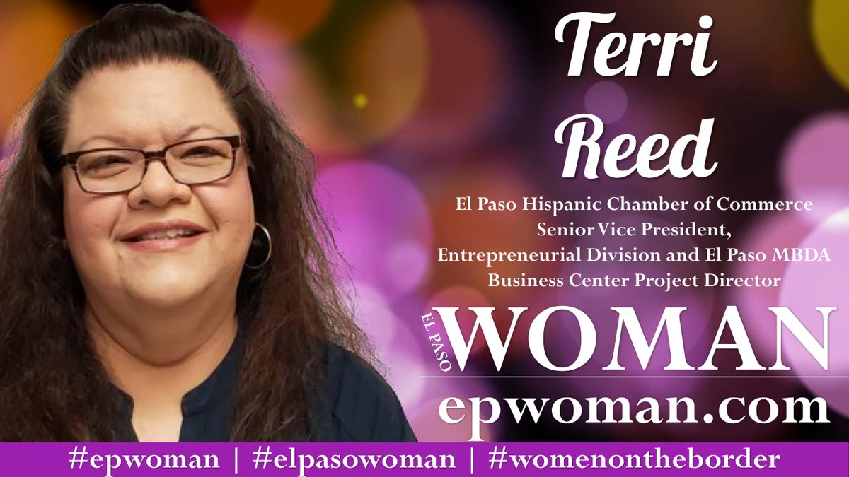 elpasowoman's tweet photo. Our first featured awesome #elpasowoman towards the countdown to our official launch on October 30th, is Terri Reed, Senior Vice President, Entrepreneurial Division of the @EPHCC , and @MBDAElPaso Center Project Director. Video link: https://t.co/ridWYrFlaR #elpasowoman #epwoman https://t.co/DbcwnERKdP