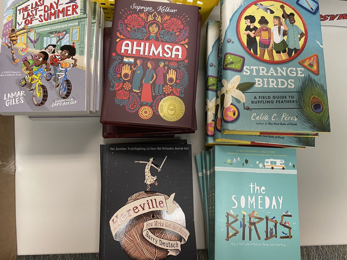 Kate Mills (@katerbps) on Twitter photo Few things are as exciting as fresh books for kids. When they come recommended by @sfrazintcrwp , you KNOW they will be 💯. 5th grade: so excited for your kids to have these books as part of their text sets for social issues. <a href="/rbmsROCKETS/">Red Bank Middle</a> #RBBisBIA Few things are as exciting as fresh books for kids. When they come recommended by @sfrazintcrwp , you KNOW they will be 💯. 5th grade: so excited for your kids to have these books as part of their text sets for social issues. <a href="/rbmsROCKETS/">Red Bank Middle</a> #RBBisBIA