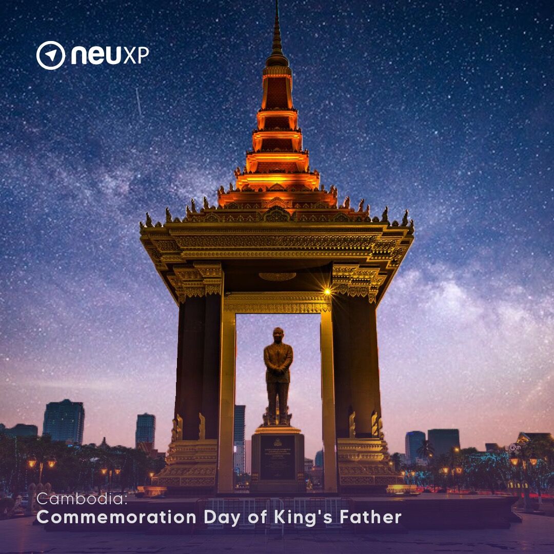 NeuXPGroup's tweet photo. Today marks the commemoration of the late King's Father, Norodom Sihanouk, the man who ruled the hearts of Cambodians.
#NeuXP #NeuCommunity #Cambodia https://t.co/9AI5t1Bw25