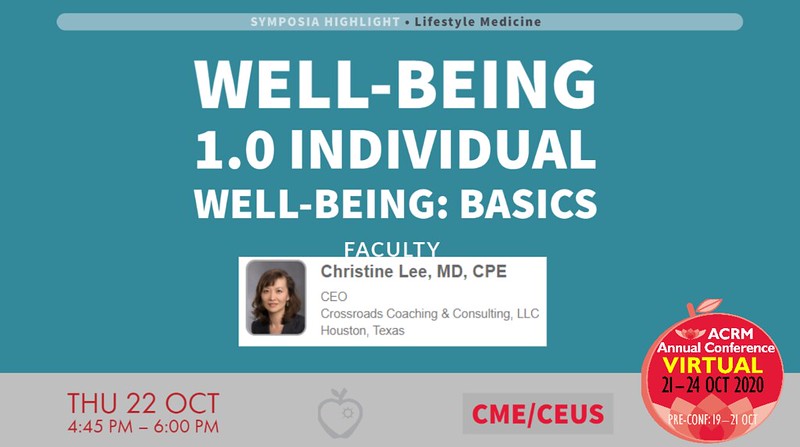neuronerdpt's tweet photo. "Improving well-being is like being able to see with a new set of eyes, a new vision, and almost a new mindset--making everything brighter and clearer" @leemdwellness 
We all know we need this right now, so check out  #ACRM2020 #virtualconference!

link: https://t.co/9BhJWtI8eN https://t.co/CrdCohprtG