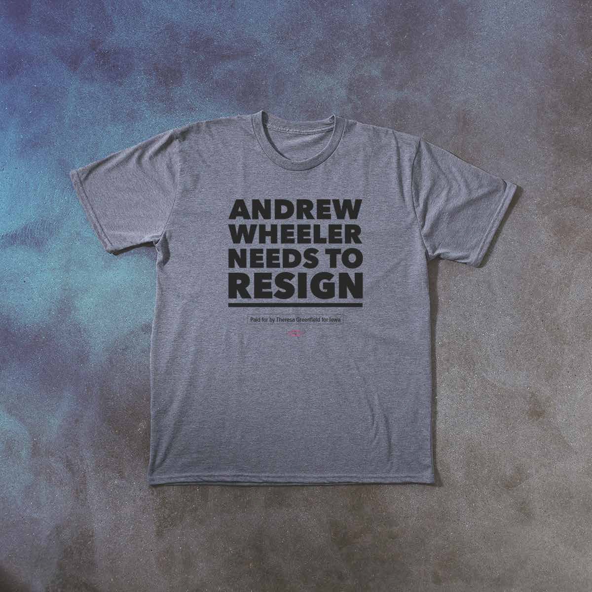 And while you're in the  @GreenfieldIowa campaign shop, I also love this one that says ANDREW WHEELER NEEDS TO RESIGN. Um... hell yes!  https://greenfieldforiowa.goodstockcompany.com/product/dHKjHEYWyHsoJEZkC