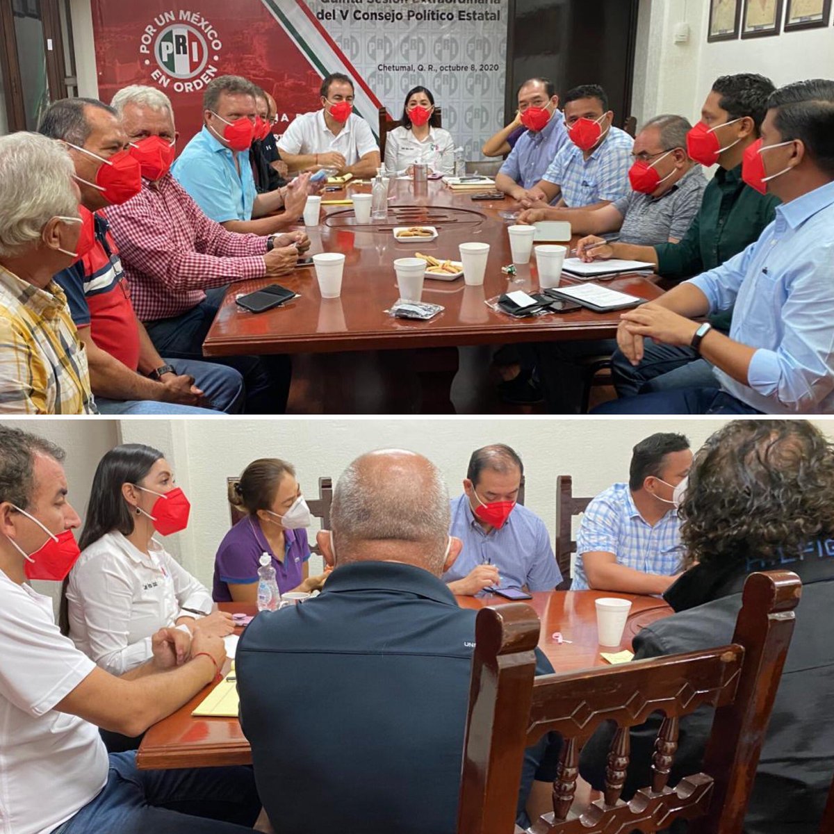 CandyAyuso's tweet photo. Tuvimos una productiva reunión en la que intercambiamos puntos de vista y escuchamos  consejos de nuestros amigos priistas de la Capital.

#FuertesYUnidos https://t.co/3BrNCpAINf