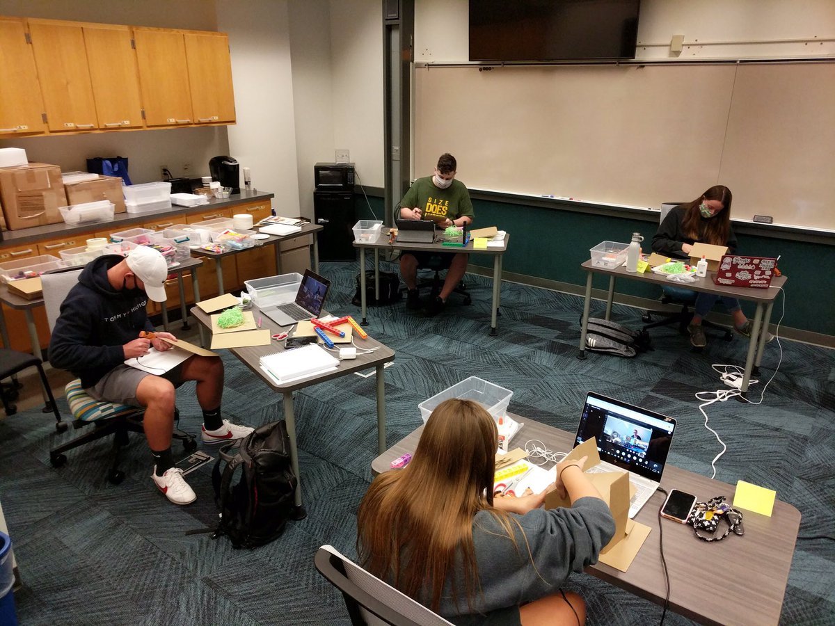 bentonhallEBD's tweet photo. Co-Teaching an EBD class at Purdue University with Dr. Nathan Mentzer and fellow STEM instructor Laura Cropper. I’m looking forward to watching their lessons take place virtually at BHA in the next few weeks! #virtualteaching #EngineeringbyDesign #PurdueUniversity #BrightSpace https://t.co/N280G4unRN