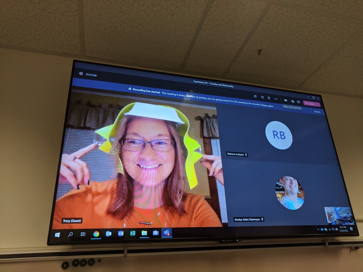 bentonhallEBD's tweet photo. Co-Teaching an EBD class at Purdue University with Dr. Nathan Mentzer and fellow STEM instructor Laura Cropper. I’m looking forward to watching their lessons take place virtually at BHA in the next few weeks! #virtualteaching #EngineeringbyDesign #PurdueUniversity #BrightSpace https://t.co/N280G4unRN