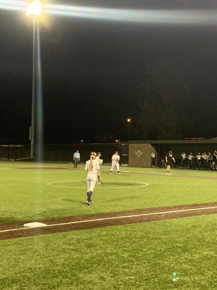 Kougs under the lights with a 10-0 victory over Melville in the first round of districts.  Mya Bethany with the shutout from the circle.  She also hit a 3-run HR and ended the night with 5 RBIs. Up next Windsor tomorrow @ 6:30.