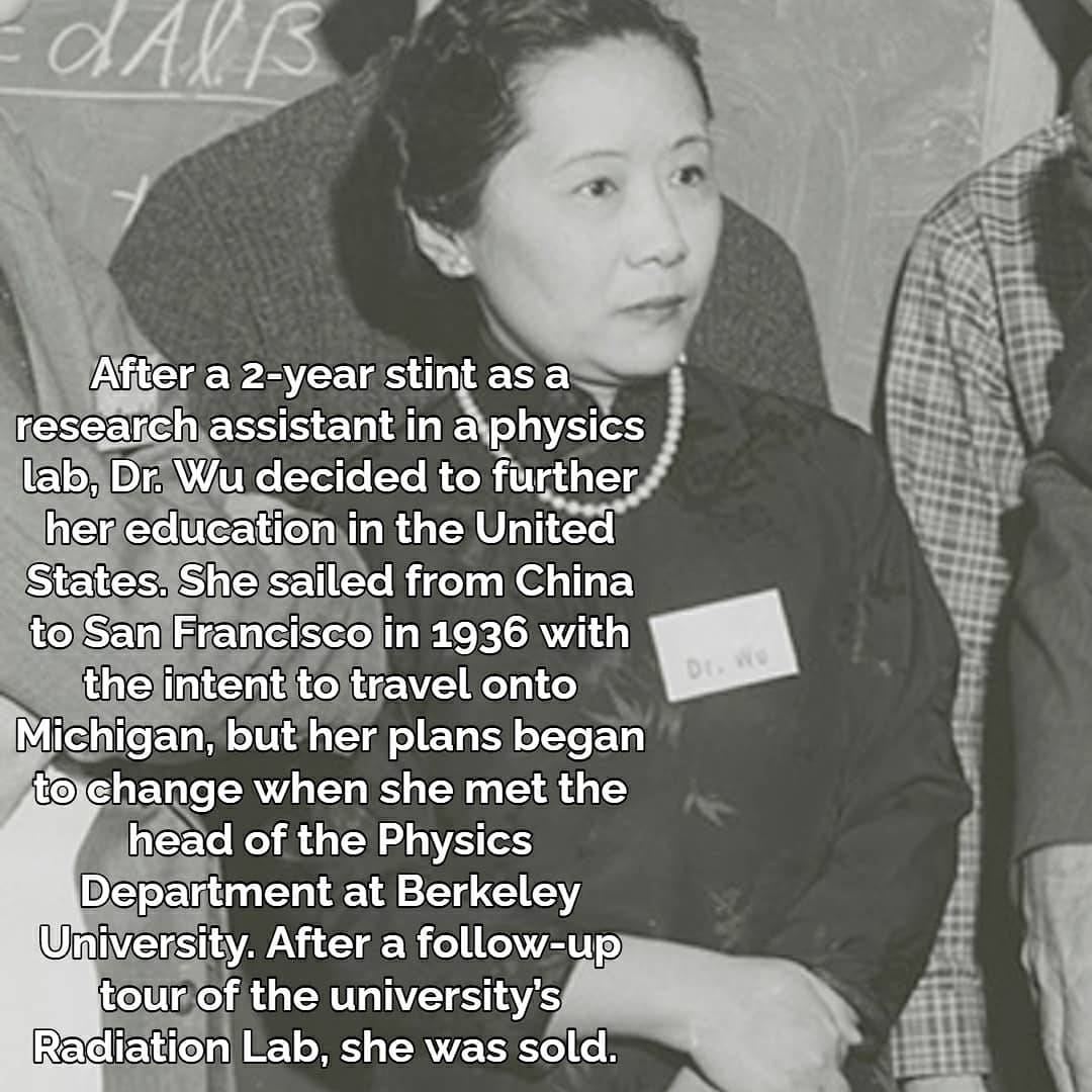 LilWomenOfColor's tweet photo. For week 2 of Woman of Color of the Week, we shine the LWOC spotlight on Chinese-American physicist Dr. Chien-Shiung Wu, “The First Lady of Physics” and a Manhattan Project veteran!
#FirstLadyOfPhysics #LWOC #STEM #WomenInSTEM #Science #Physics #Chinese #immigrant
(1/3) https://t.co/7J04Tkiybw
