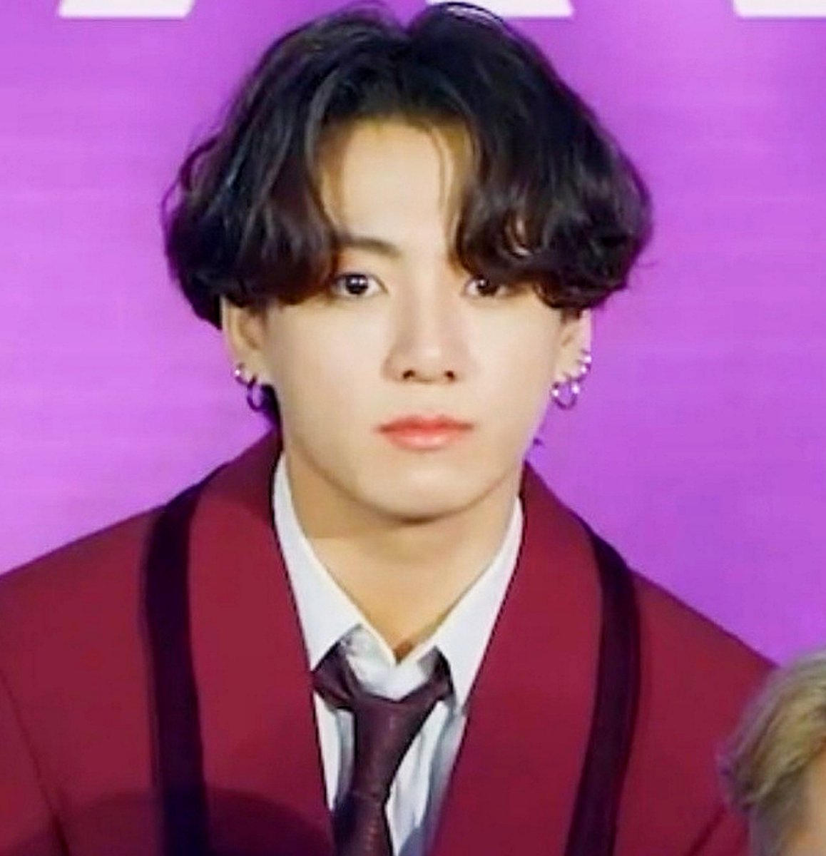 jungkook wearing red and black suit｜TikTok Search