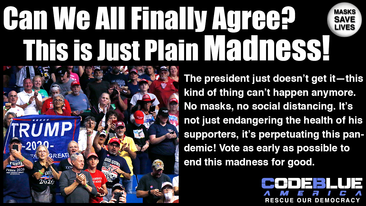 CodeBlueAm's tweet photo. #politics #DonaldTrump #election #Democrat #Republicans #TrumpMeltdown #COVID19 #Election2020 #LincolnProject #RepublicansAgainstTrump https://t.co/fH0iSd76wG