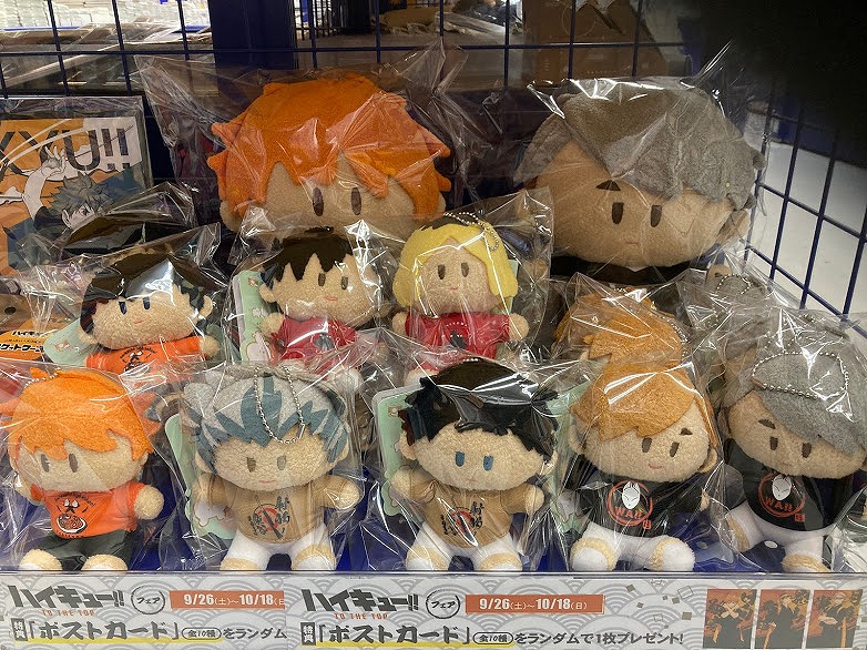 アニメイト熊谷 アプリご利用で１p貯まります グッズ入荷情報 ハイキュー To The Top より キャラバッジコレクション よりぬいミニ 各種 アクリルスタンド 各種 が入荷しましたメラ