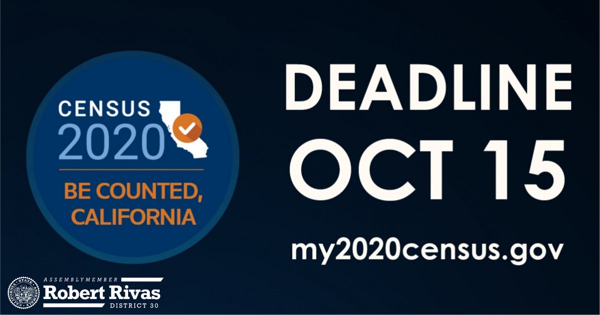 There is only *ONE* day left to complete the census. The census will determine how much money & power your community gets. I completed my census because I want my family, community, & constituents to have all the resources they deserve. #BeCounted ➡️ my2020census.gov