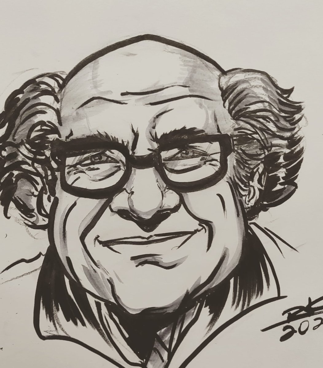 Dynamic1RookK's tweet photo. This is my happy artwork of @DannyDeVito . I used my @tombowusa brushes for this.
Enjoy :)
#thatsdynamic #art #devito https://t.co/SGSxbPPJON