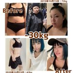カッコよくて理想的。人は1年間で30kgの減量をするとこうなる。