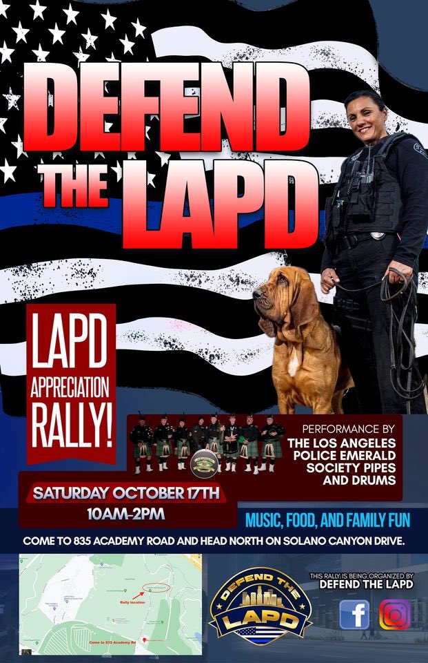 WalkWithBlueHQ's tweet photo. 🚨 #DefendThePolice 🚨#DefendTheLAPD this Saturday, Oct 17/20 from 10 am - 2 pm PST! Let @MayorOfLA Garcetti and Council know that they are in office to represent YOU! Tell them you want to #FundThePolice and add more #Police Officers. 💙 ~M #LosAngeles #BackTheBlue https://t.co/kkgUEbswY4