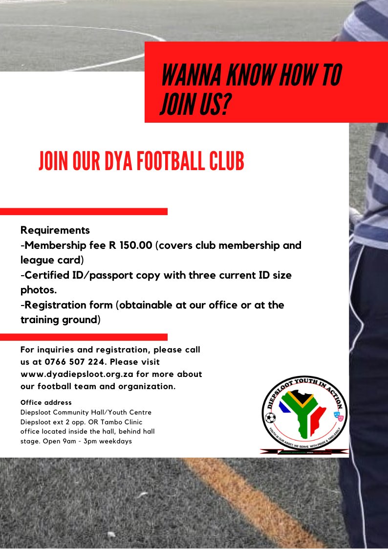DYADIEPSLOOT's tweet photo. #DYAFC registration now open for 2020/21 season @dyadiepsloot https://t.co/yna16YvdTD