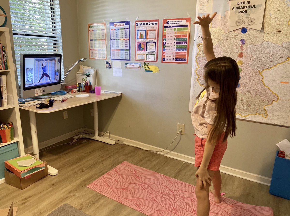 MrsBecks18's tweet image. We miss seeing Ms. Cathy @NovaEisenhower but our weekly live yoga sessions through @MicrosoftTeams are the next best thing! 🧘🏻‍♀️🧘🏾‍♂️🧘🏽‍♀️🧘🏼‍♂️ @HolyCrossFL #Namaste #simultaneousteaching #elearning #remoteteaching #virtualevent