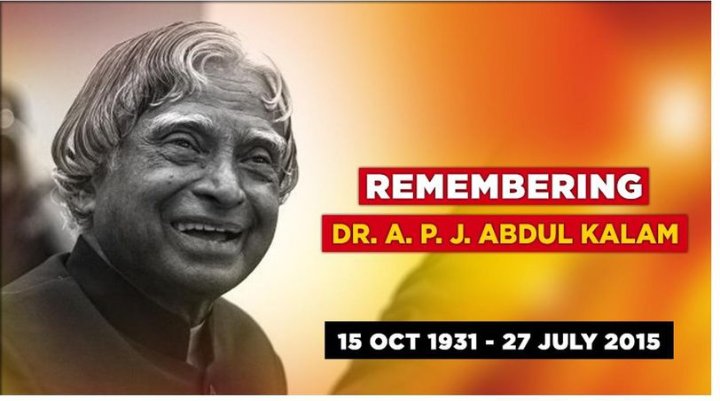 'इंतजार करने वाले को उतना ही मिलता हैं, जितना कोशिश करनेवाले छोड़ देते हैं। - अब्दुल कलाम भारत के पूर्व राष्ट्रपति, महान शिक्षक एवं प्रतिष्ठित वैज्ञानिक, भारत रत्न डॉ. ए.पी.जे. #अब्दुल कलाम जी को उनके जन्मदिवस पर शत्-शत् नमन् #जयभीम #जयबसपा