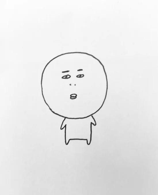 昔から描いてるこの子。
友達とか知り合いに描いてもらうと、不思議と似てる顔にならず、上手い下手関係なく味のある顔になるのが面白くて、スケッチブックいっぱいに色んな人に描いてもらってたんです笑

簡単に描けるから、よかったらリプでみんなの描いたバージョン見せてほしいな…?
暇つぶしに? 