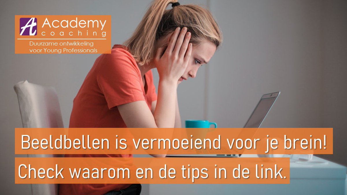 Daar gaan we weer..... Beeldbellen bestrijkt de helft van mijn dag. Hoe blijf je fit. academycoaching.nl/beeldbellen-is…