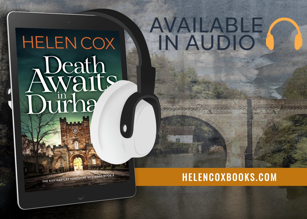 Helenography's tweet photo. Today is publication day for #DeathAwaitsinDurham in hardback, ebook and audio! 📚✒️🍾 🥳 🧐

Heartfelt thanks to @JoannaSwainson @QuercusBooks @stef_bier @kat_burdon @CMPrendergast_ for all your support with this new Kitt Hartley adventure. ❤️

#Amwriting #writerslife #cosycrime https://t.co/C1ZyNdyHY0