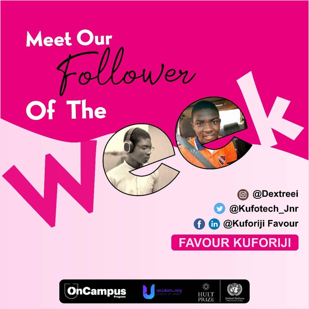 HFuoye's tweet photo. Hey Changemakers! Meet our follower of the week. https://t.co/A0jneX0Ihp