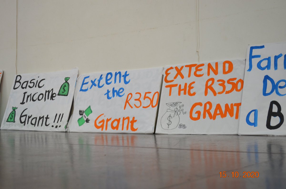 Black Sash National Advocacy Manager, Hoodah Abrahams-Fayker, makes her presentation explaining the history of the campaign & outlines government's constitutional & international obligation to provide  #basicincomesupport for those aged  #18to59years  #paythegrants  #basicincomegrant