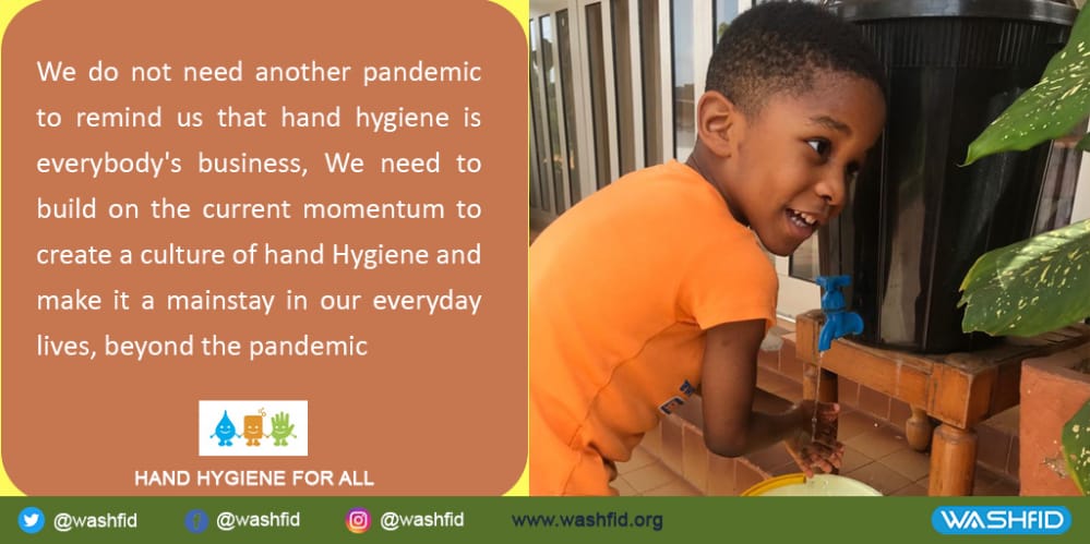 washfid's tweet photo. Announcement 🔊 🔊

It's #GlobalHandwashingDay &amp; the theme for this year is "Hand Hygiene for All".

Do we need another reminder that hand hygiene saves lives?

We cannot afford to wait for another reminder from #COVID19 or other infectious diseases outbreaks. #HandHygieneforAll https://t.co/VjUf7ApSB8