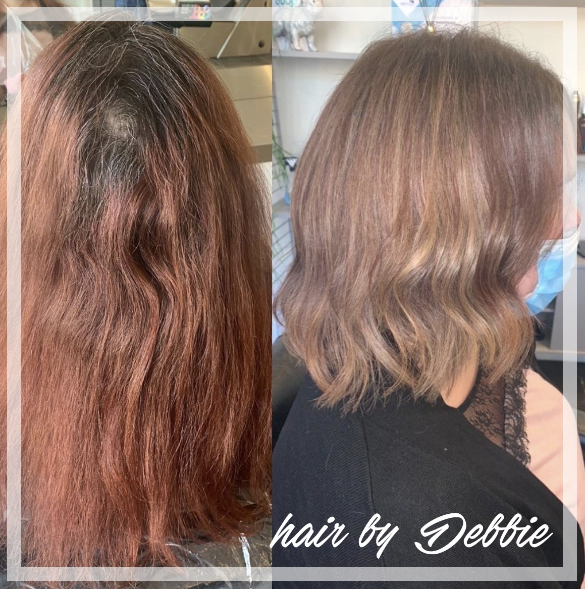 Before and after from Debbie at Medusa Musselburgh #WeKnowColour  #WeKnowStyle, image size:1159x1167