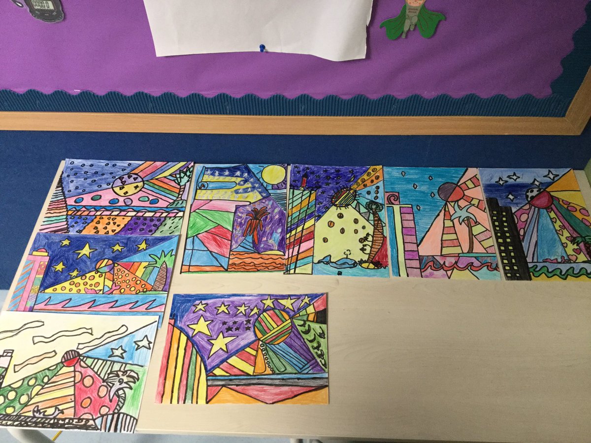 WPS_Year4's tweet image. A great end to a great term. We have shown our pop art skills with these brilliant drawings by me. #WPSCreativity