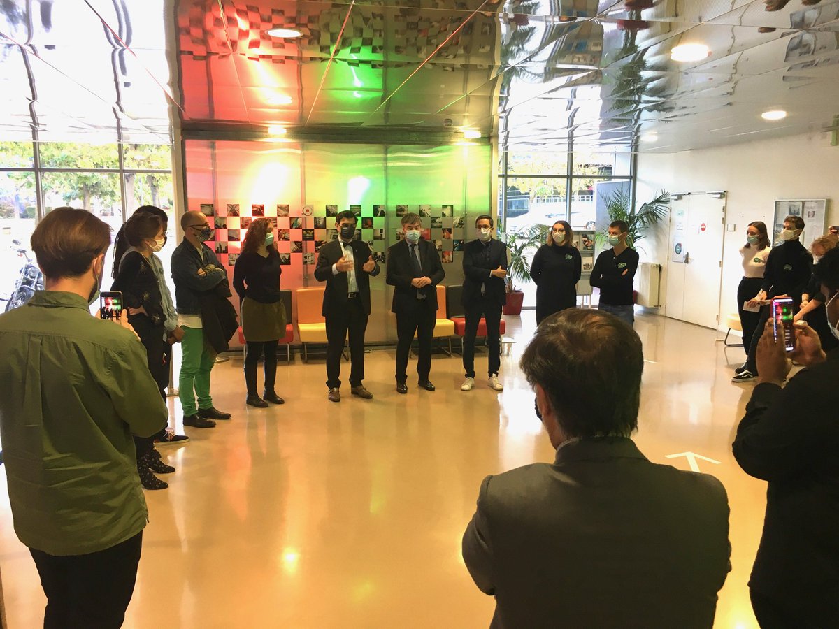 Caue91's tweet image. Un grand merci à l'@ENSIIE pour l'invitation à cette belle inauguration, un très bon moment passé avec vous et les différents partenaires @MZeghouf @VilledEvryCourc @Prefigurations @C19Evry @LyceeGBrassens