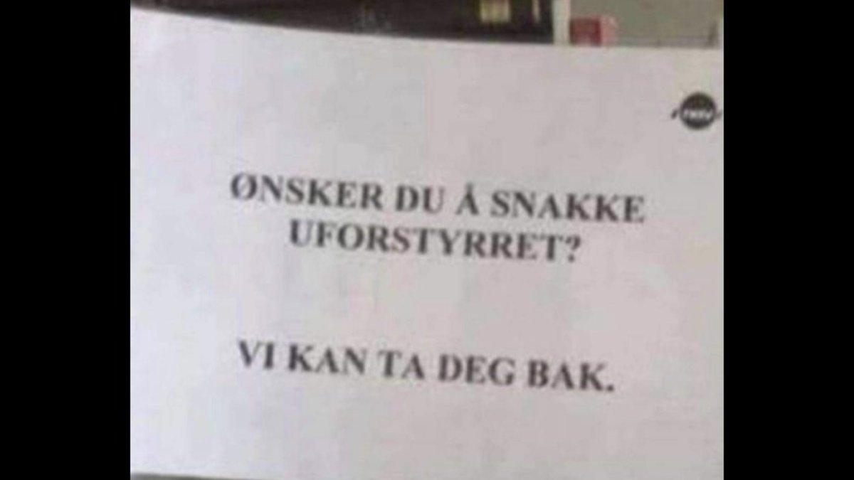 Steinklev tweet picture