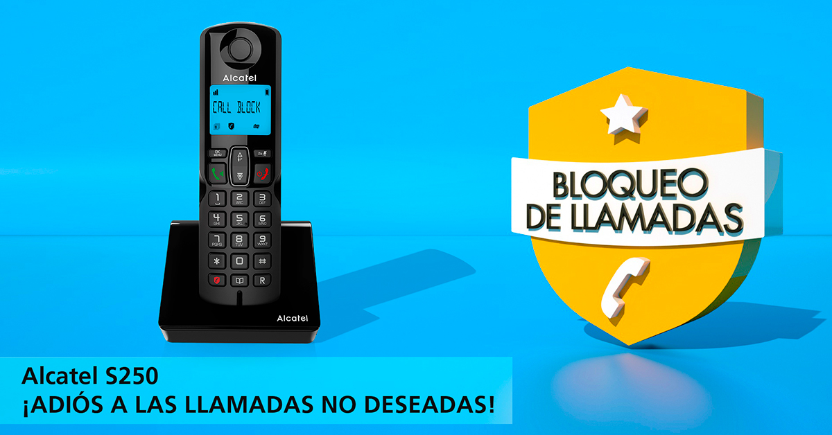 MCRinfo's tweet image. Descubre la nueva funcionalidad del teléfono #Alcatel #S250.

Di adiós a las llamadas no deseadas con un #teléfono sencillo y eficiente que incorpora una tecla dedicada al #bloqueo de #llamadas de hasta 50 números. @AlcatelEsp 
👉 bit.ly/3k3Y87d