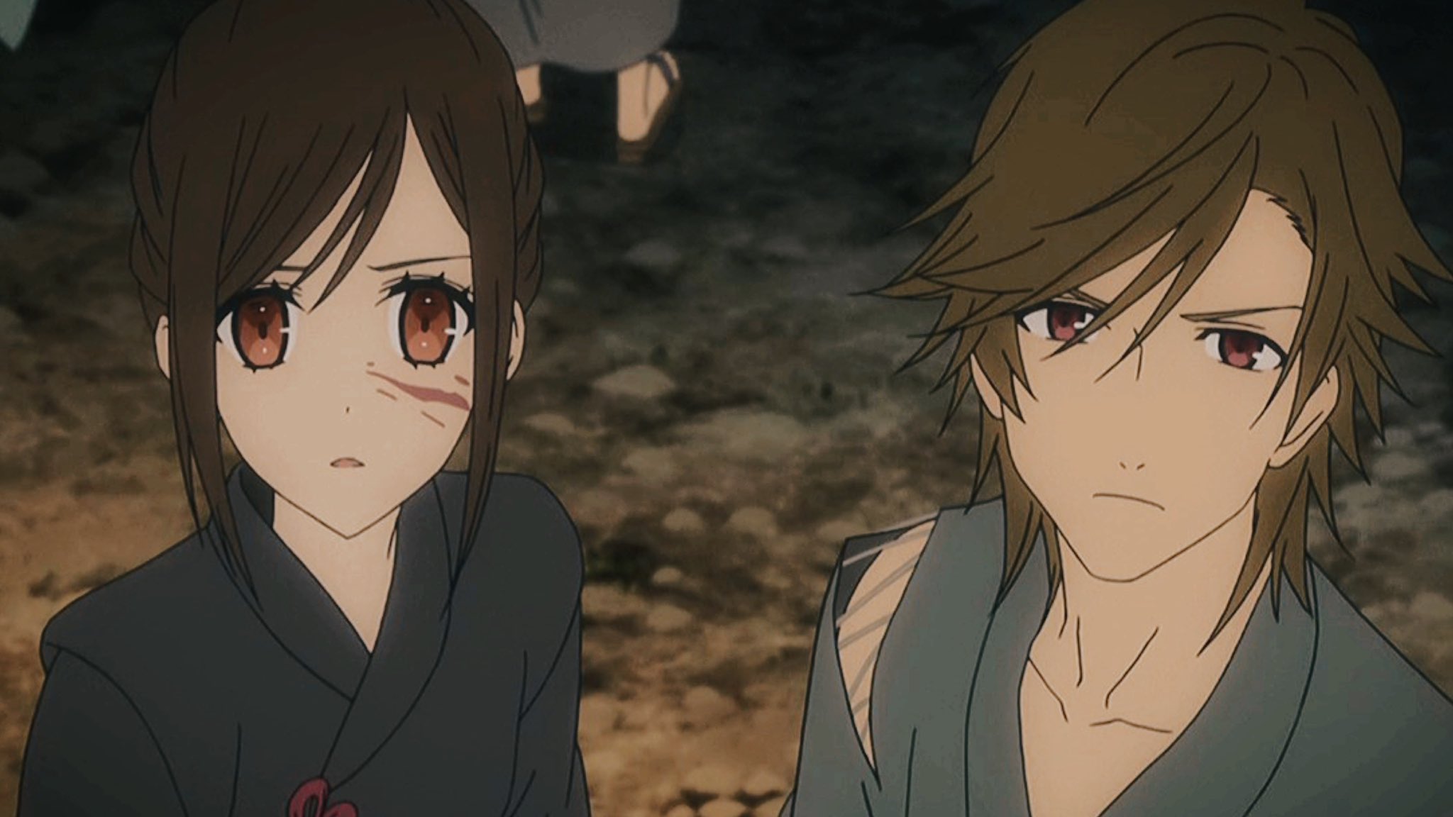 Shinsekai Yori Сатору и Шун