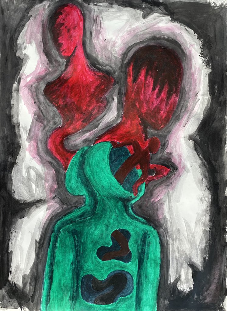 BeanBoyGabe's tweet photo. I forgot how much I liked painting #PortfolioDay https://t.co/dZp1eNv7P3