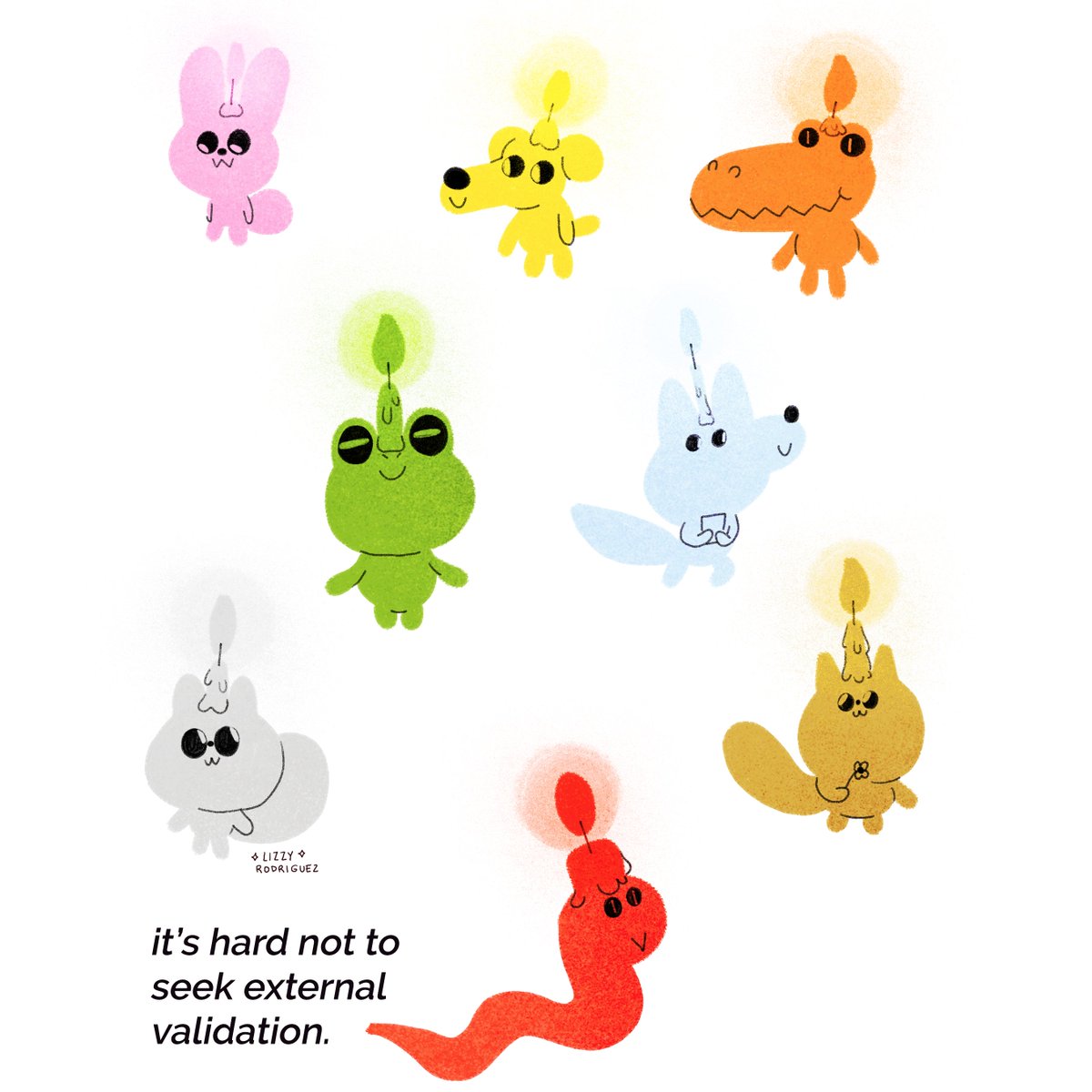 LizzFeed's tweet photo. 1/3 #colordesign #characterdesign #illustration #painting #portfolioday https://t.co/TzW3u1Lnuj