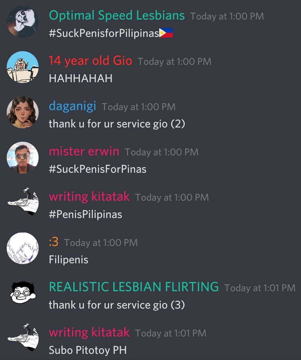 gio with his canadian internet: i would suck a dick so u guys can have better internetthe filipinos: