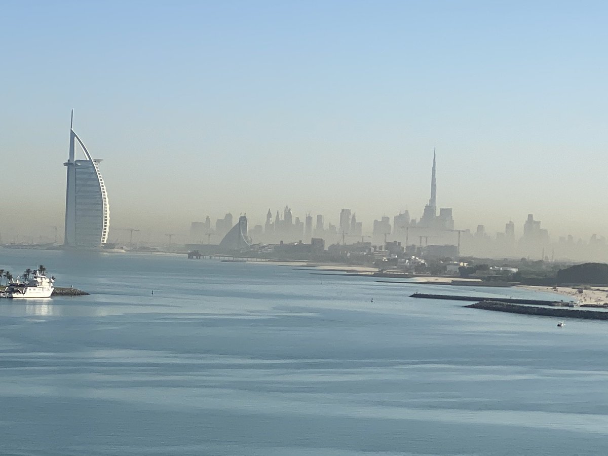 1 year in and I still can’t quite believe this is my morning view! #lovindubai