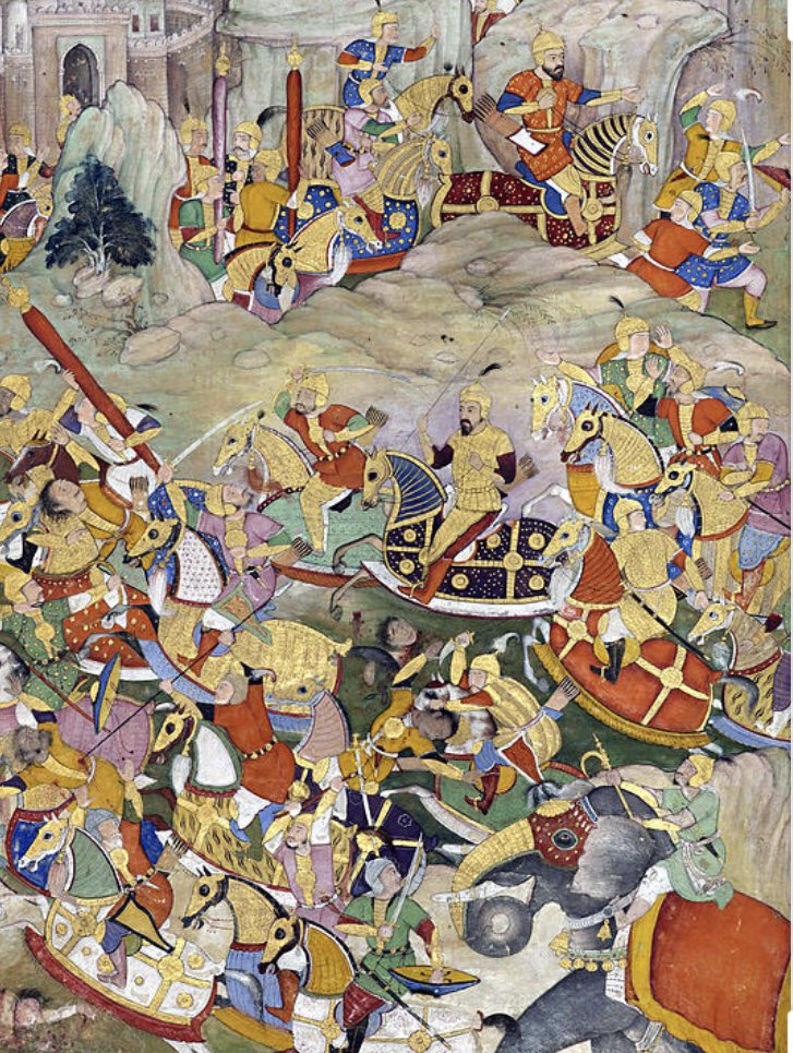 Akbar’s father, Emperor Nasir-ud Din Humayun had lost the throne of Hindustan to the Afghan warlord Sher Shah Sur, following the battle of Kannauj in 1540 and was in retreat on the fringes of his erstwhile Timurid empire, founded by Babur (Akbar’s grandfather), in 1526. #History