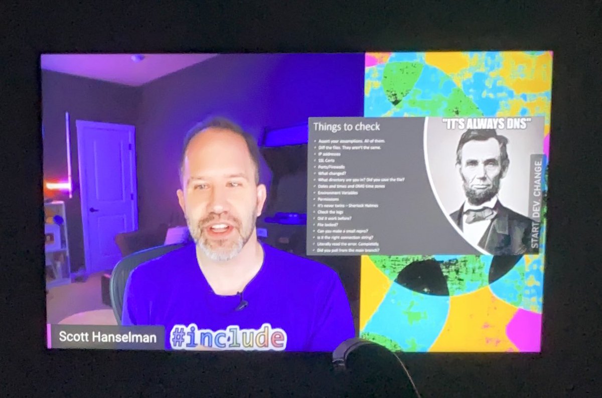 GastonFCruz's tweet image. So good to hear more about #learning and #failing path in @shanselman keynote in #StartDevChange ! #problemsolving for good !