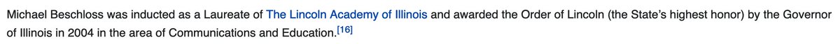 He's a presidential historian, and he wasn't confused. Brief research indicates he has a particularly strong understanding of what Lincoln was up to in 1864. And he isn't an academic--the problem is far broader.