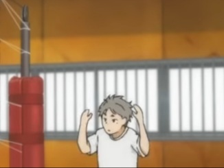 sugawara being ᵗⁱⁿʸ a thread (っ.❛ ᴗ ❛.)っ