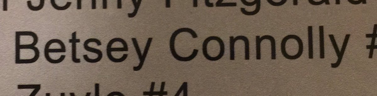 4.) spelled trustee connolly’s name wrong (it’s BETSY not “BETSEY”who tf spells it like that) which i am disappointed but not surprised by