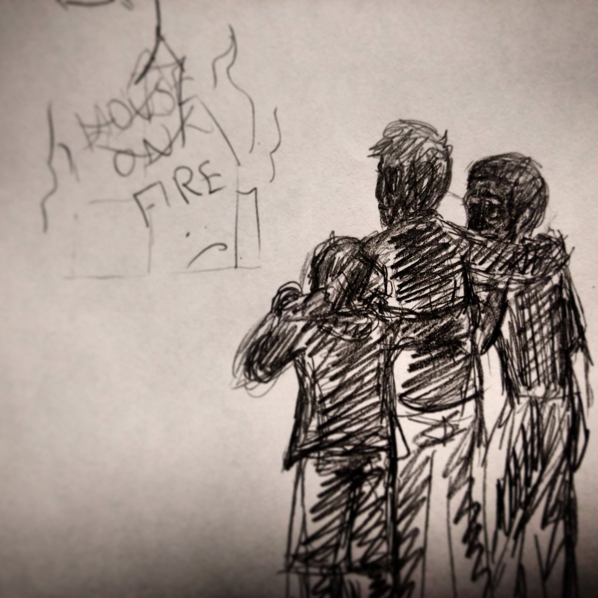 GeekWTGoggles's tweet photo. Me: hmm I want the drama of three people staring at something ablaze in the background.

Also me: but I don't want to spend time on The Drama.

Solution: ":(" https://t.co/kP2wO60hGh