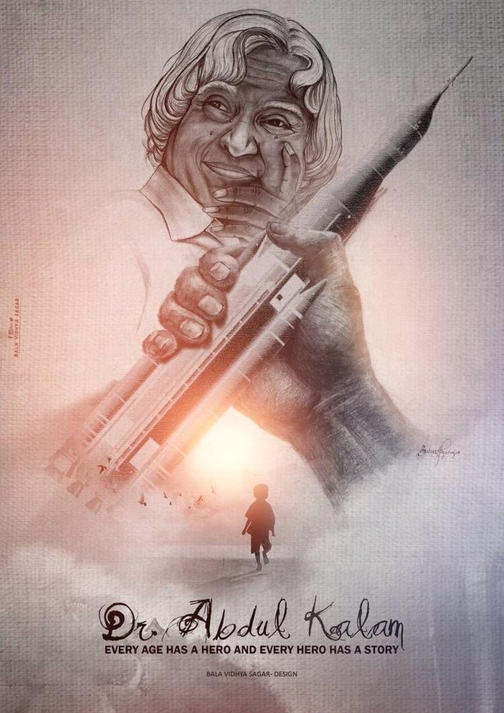 "A dream is not dat which u see while sleeping, it is something that doesn't let u sleep"
 Remembering Dr APJ Abdul Kalam on his Birth Anniversary.
--The 11th President of India.
-- Missile Man of India.
-- Person with zero haters.
-- Pride of nation.
#apjabdulkalam #BharatRatna