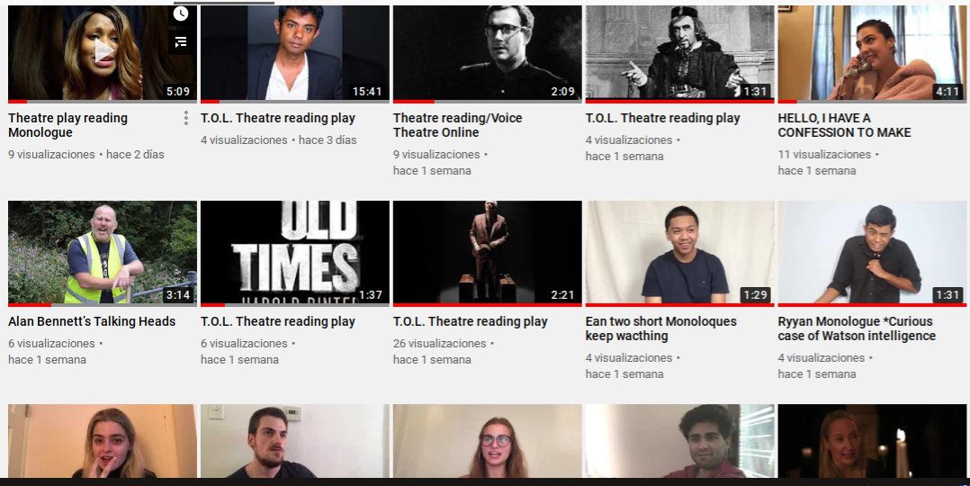 Watch and listen many Theatre Home Auditions
youtube.com/channel/UCygnH…