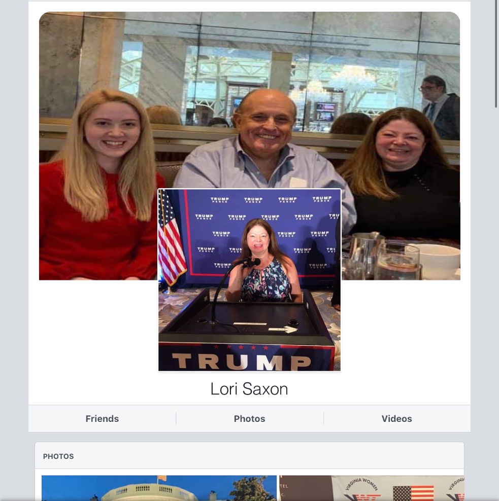 Also from 2014 is this condolence posting on a funeral website. Her mothers name is listed as Lori Saxon. She posed with Guiliani and Jayne on her FB pageLori testified for  #SCOTUS Clarence Thomas and is the Admin for the Deplorables DC https://m.facebook.com/lorisaxon 