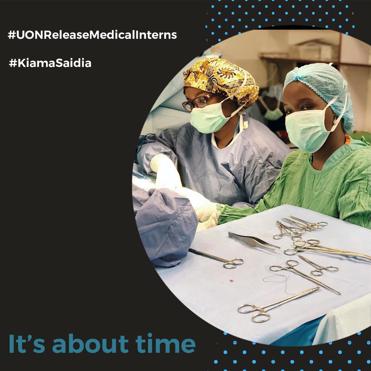 amsunuonbi's tweet photo. Today in one voice, medical students are beseeching @Ngororo @vcuonbi to promptly resolve the ongoing stalemate with lecturers over allowances. The Medical Interns are ready to serve Kenyans and the pending exams are merely a formality #UoNReleaseMedicalInterns #KiamaSaidia https://t.co/Uc2kGaUvDX