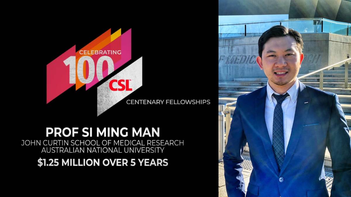 CSL's tweet photo. Are disease-fighting killer proteins from our own immune systems the answer to antibiotic resistance? Si Ming Man @JCSMR has been awarded a 2021 @CSL Centenary Fellowship to explore new ways to fight infection #cslfellows https://t.co/638X4vhhV0