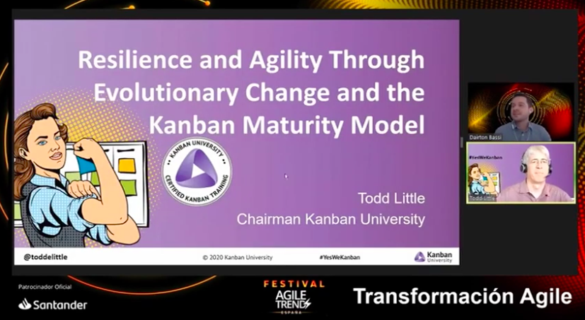 KanbanUni's tweet photo. We're excited to share @KanbanUni Chairman @toddelittle's keynote address from @AgileTrendsOn.
Watch in English: https://t.co/6QgIY93WKn
Watch in Spanish: https://t.co/RDxFzVG5nX
#kanban #agile #agility #resilience #kanbanuniversity #agiletrends #KMM #evolutionarychange https://t.co/VGZGT3i38m